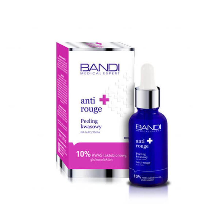 Boutique Bandi Anti Rouge, peeling acide pour les capillaires, 30 ml Bandi Anti Rouge, peeling acide pour les capillaires, 30 ml