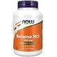 Now Foods Betaina HCl 648 mg, 120 capsule vegetali