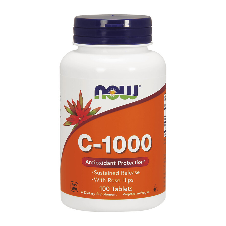 Comprar Now Foods C-1000, vitamina C + rosa mosqueta, 100 comprimidos Now Foods C-1000, vitamina C + rosa mosqueta, 100 comprimidos