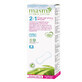 Masmi Natural Cotton, șervețele sanitare din bumbac organic, 2in1 moi, ultra-absorbante, 24 bucăți