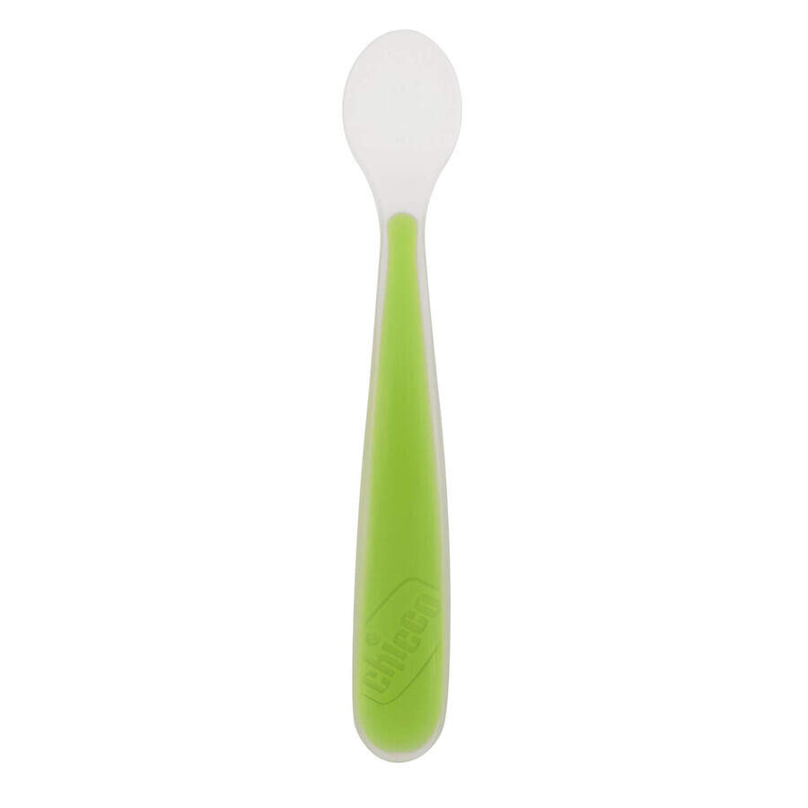Acquista Chicco, cucchiaio morbido, silicone, verde, da 6 mesi, 1 pezzo Chicco, cucchiaio morbido, silicone, verde, da 6 mesi, 1 pezzo