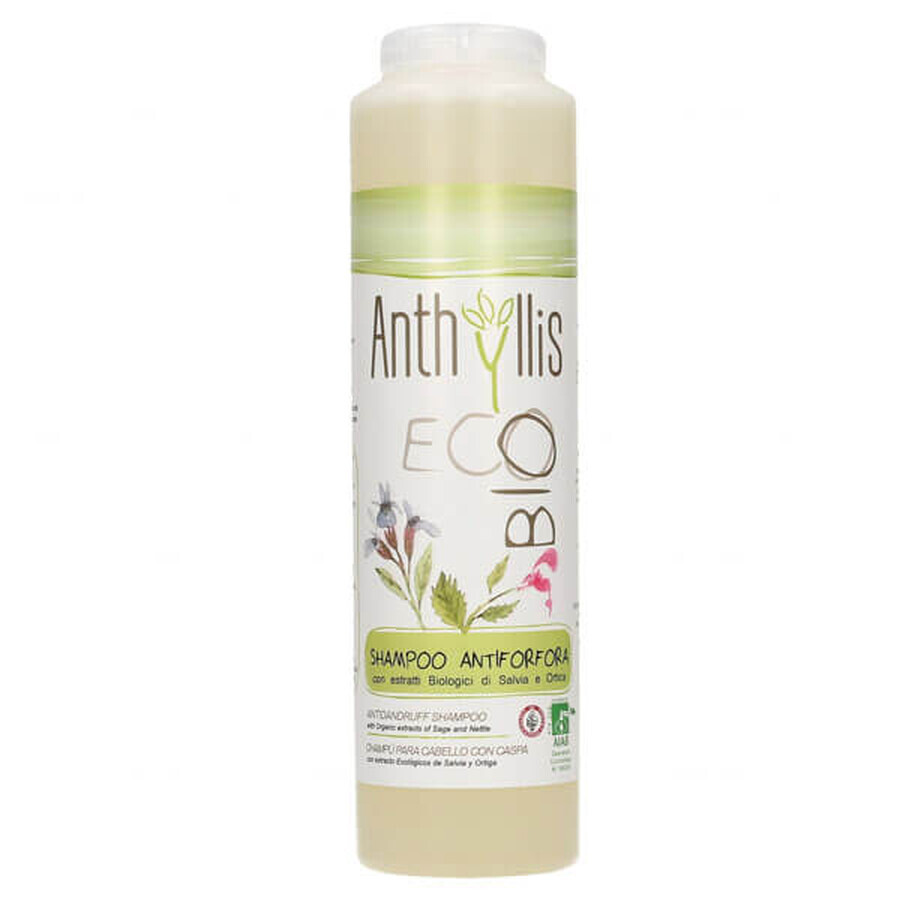 Acquista Anthyllis EcoBio, shampoo antiforfora per lavaggi frequenti con estratto di salvia e ortica, 250 ml Anthyllis EcoBio, shampoo antiforfora per lavaggi frequenti con estratto di salvia e ortica, 250 ml
