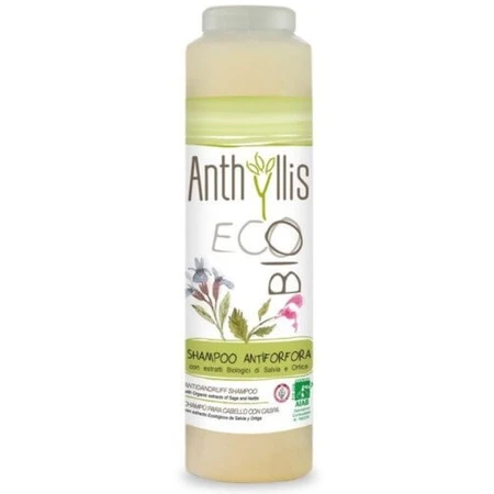 Anthyllis EcoBio, anti-dandruff shampoo for frequent washes with sage and nettle extract, 250 ml