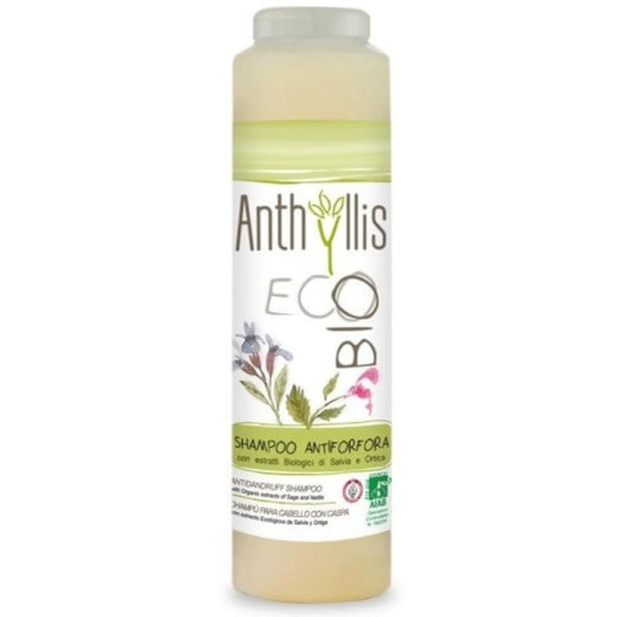 Anthyllis EcoBio, anti-dandruff shampoo for frequent washes with sage and nettle extract, 250 ml