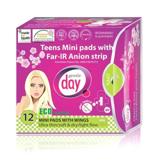 Gentle Day Teens Mini, day, 12 pcs