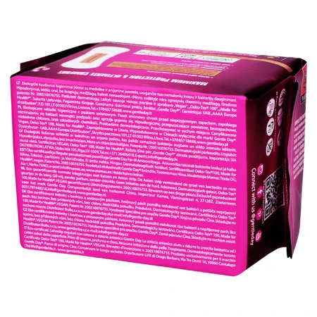 Compresas sanitarias Gentle Day, 30 piezas