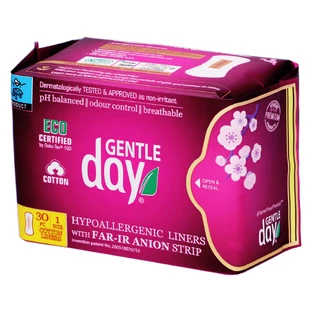 Compresas sanitarias Gentle Day, 30 piezas