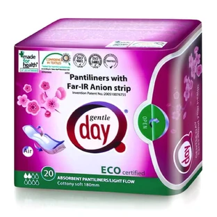 Compresas sanitarias Gentle Day, 20 piezas