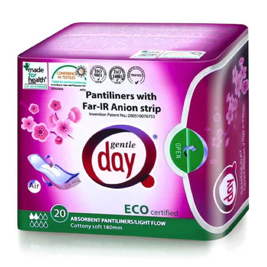 Serviettes hygiéniques Gentle Day, 20 pièces