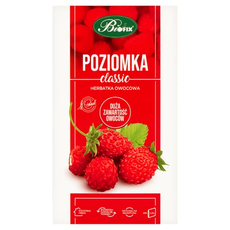 Bi Fix Classic, Poziomka, fruit tea, 2.5 gx 20 sachets