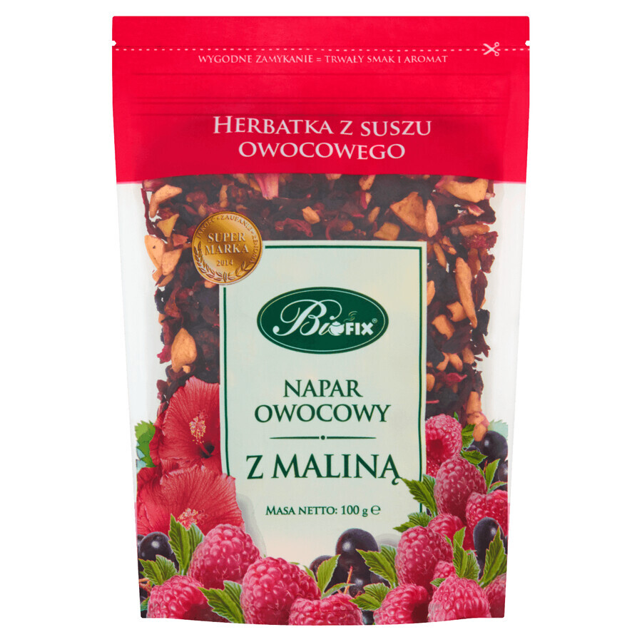 Cumpără Bi Fix Infuzie de fructe cu zmeură, ceai de fructe uscate, 100 g Bi Fix Infuzie de fructe cu zmeură, ceai de fructe uscate, 100 g