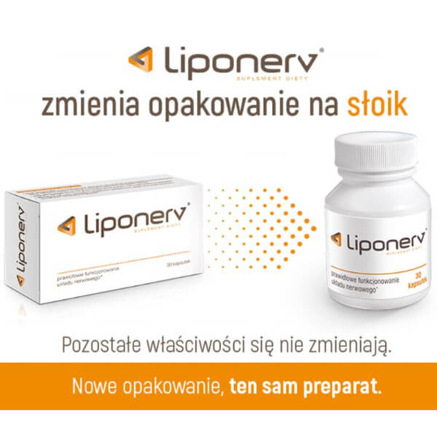 Liponerv, 30 capsule