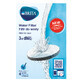 Brita MicroDisc Fill &amp; Go, replacement disk for bottle and carafe, 3 pieces