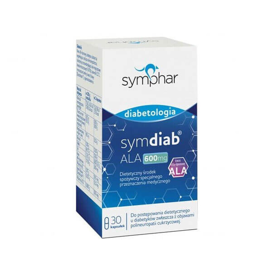 Winkel op Symdiab ALA 600 mg, 30 capsules Symdiab ALA 600 mg, 30 capsules
