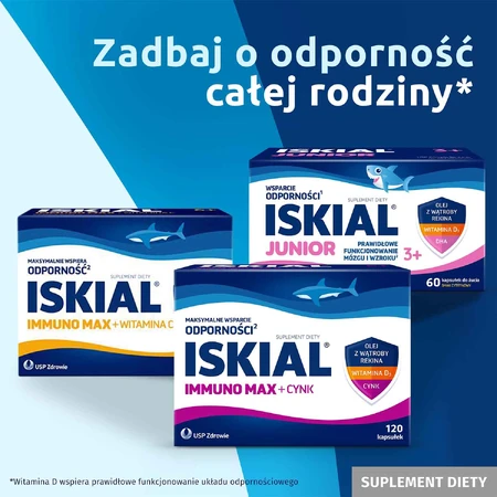 Iskial Max + Knoflook, 120 capsules (vanaf 6 jaar)