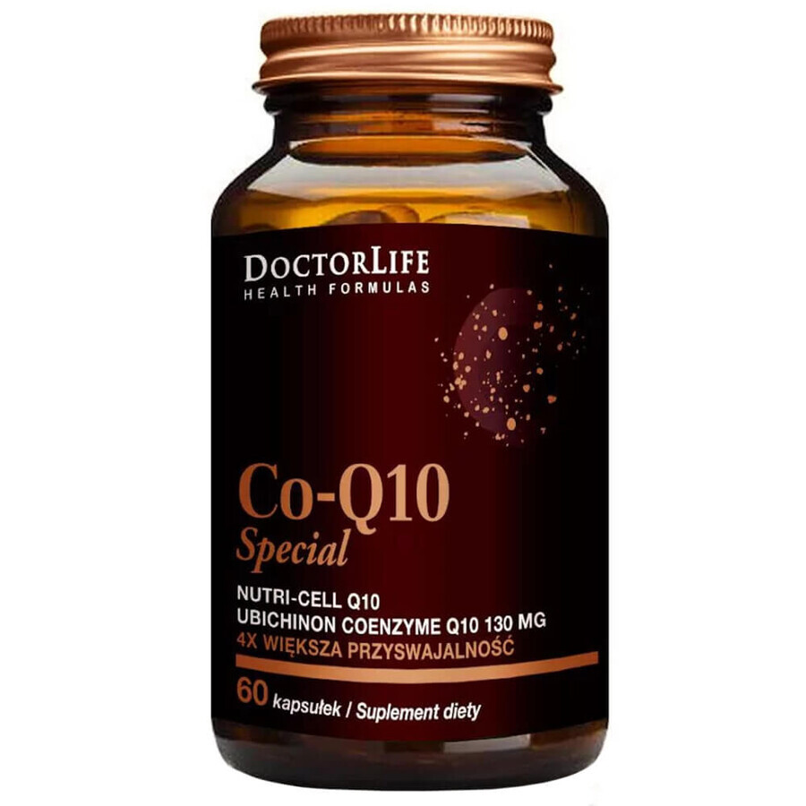 Acquista Doctor Life, Co-Q10 Special, Coenzima Q10 130 mg in olio di cocco, 60 capsule Doctor Life, Co-Q10 Special, Coenzima Q10 130 mg in olio di cocco, 60 capsule