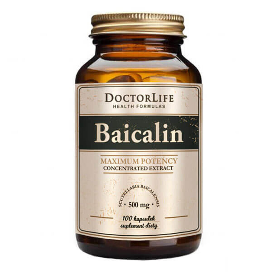Winkel op Doctor Life, Baicalin, Baicaline, Baical Schildklier, extract 500 mg, 100 capsules Doctor Life, Baicalin, Baicaline, Baical Schildklier, extract 500 mg, 100 capsules