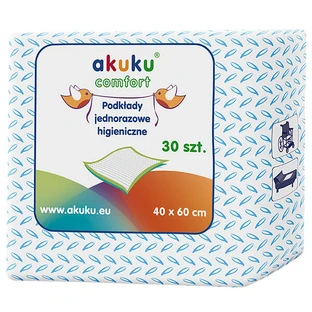 AKUKU, serviettes hygiéniques jetables, 40 x 60 cm, 30 pcs