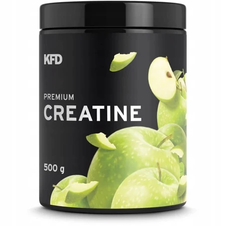 KFD Premium Creatine, groene appelsmaak, 500 g