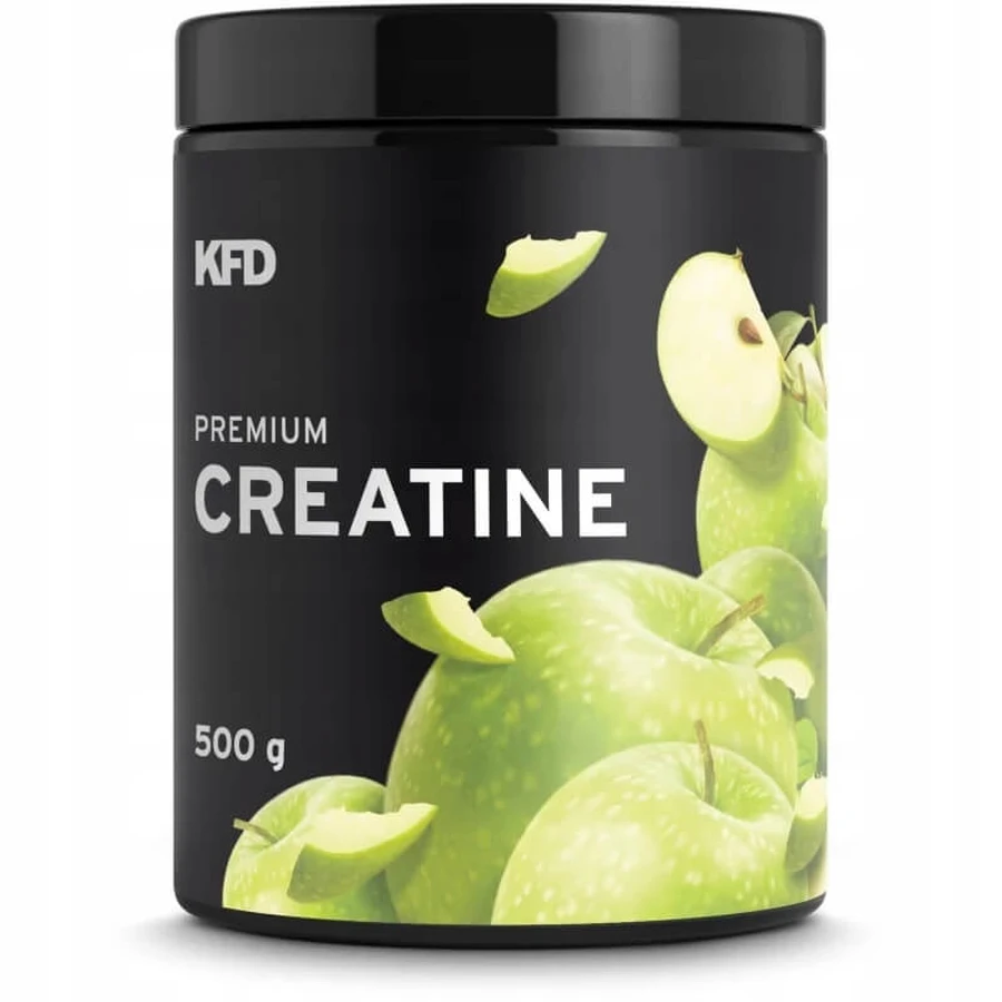 KFD Premium Creatine, groene appelsmaak, 500 g