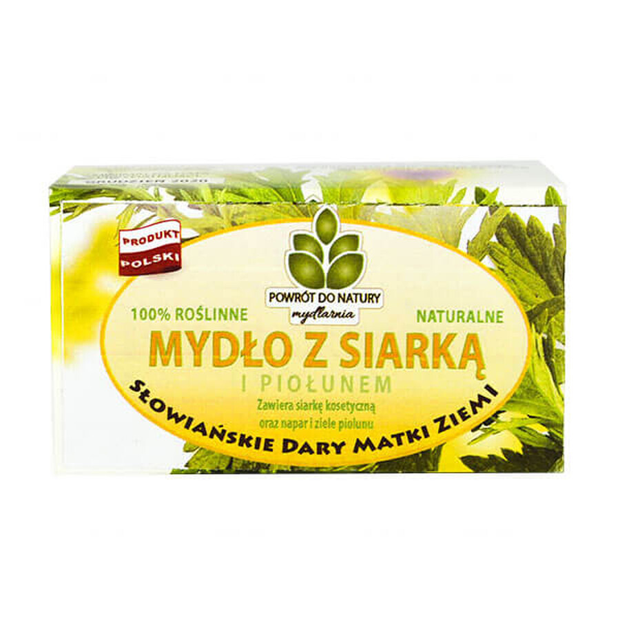 Buy Back to Nature, natural soap with sulfur and wormwood, 100 g Back to Nature, natural soap with sulfur and wormwood, 100 g