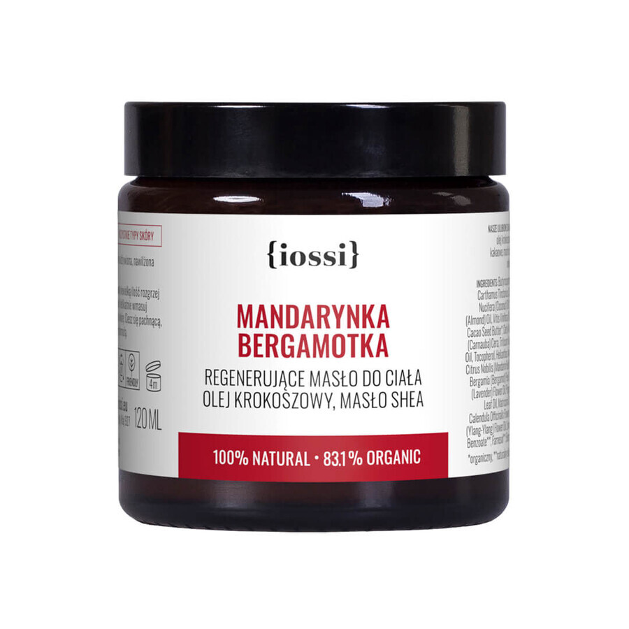 Buy Iossi Mandarin + Bergamot, regenerating body butter, 120 ml Iossi Mandarin + Bergamot, regenerating body butter, 120 ml