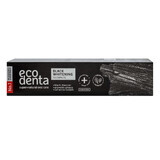 Ecodenta, whitening toothpaste with carbon black and green tea extract, fluoride-free, 100 ml