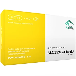 LabHome Allergy-Check, análisis de sangre para anticuerpos IgE, diagnóstico de alergias, 1 unidad