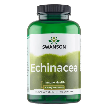 Swanson Echinacea 400 mg, bleuet pourpre, 180 gélules