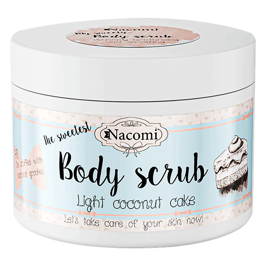 Acquista Nacomi, scrub di zucchero per il corpo, dolce di cocco chiaro, 200 g Nacomi, scrub di zucchero per il corpo, dolce di cocco chiaro, 200 g