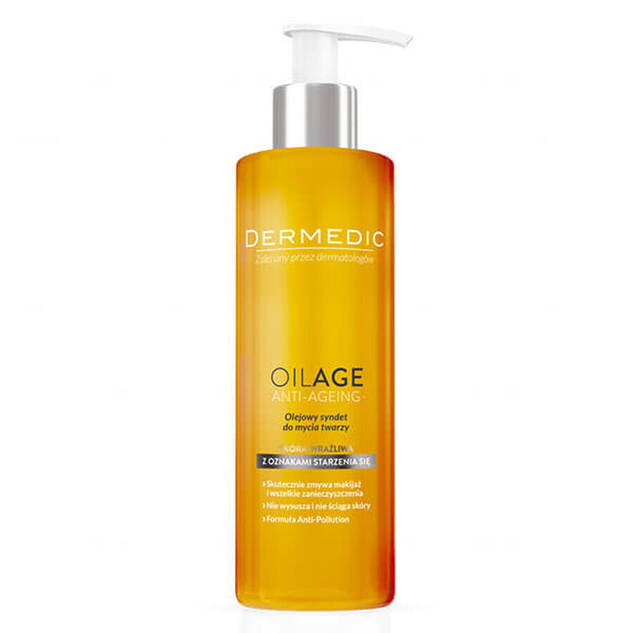 Shop Dermedic Oilage, Gesichtswaschmittel auf Ölbasis, Syndet, empfindliche Haut, 200 ml Dermedic Oilage, Gesichtswaschmittel auf Ölbasis, Syndet, empfindliche Haut, 200 ml
