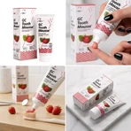 GC Tooth Mousse, pasta para uso tópico, sabor fresa, sin flúor, 35 ml