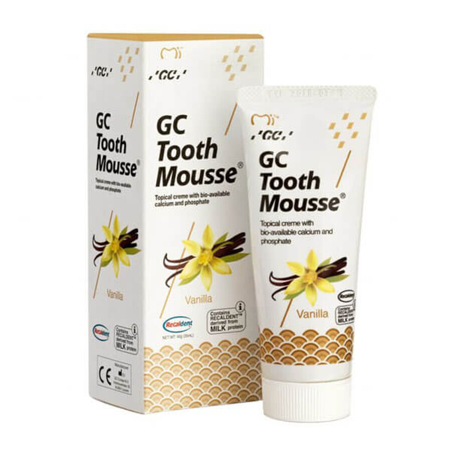 Buy GC Tooth Mousse, topical paste, vanilla flavor, fluoride-free, 35 ml GC Tooth Mousse, topical paste, vanilla flavor, fluoride-free, 35 ml