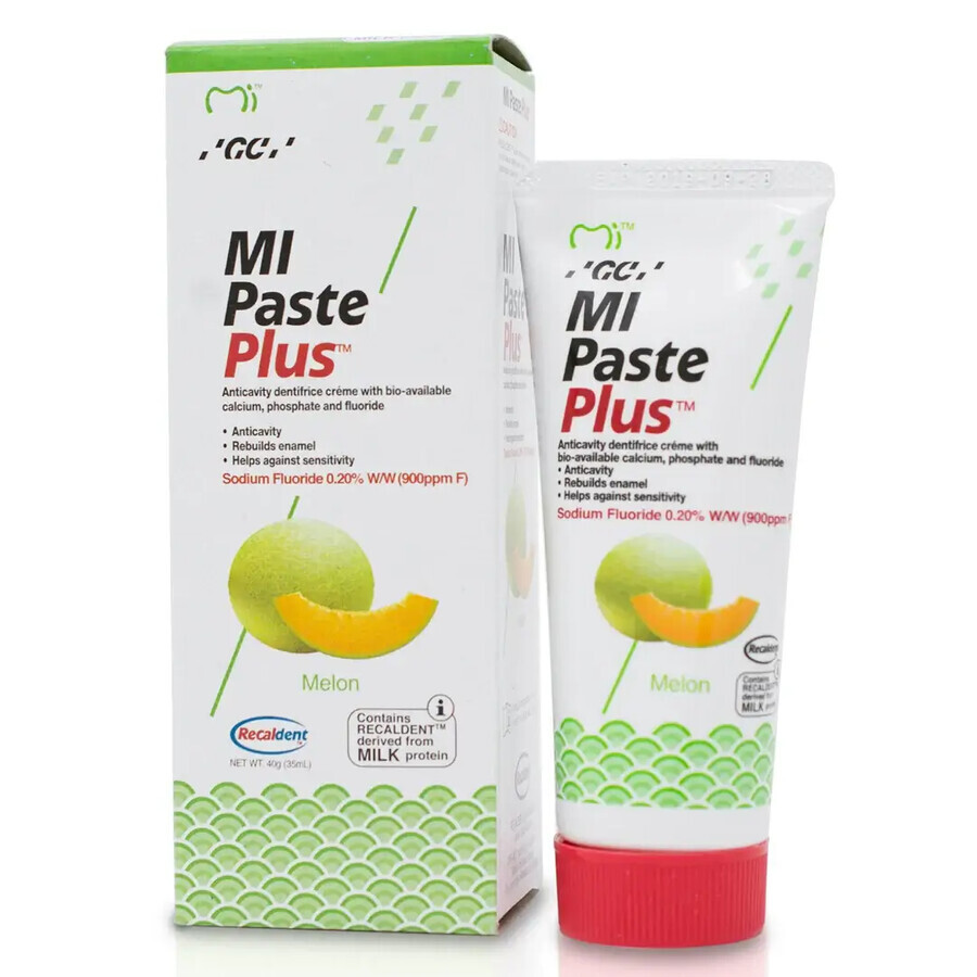 GC MI Paste Plus, pasta per uso topico, gusto melone, 35 ml
