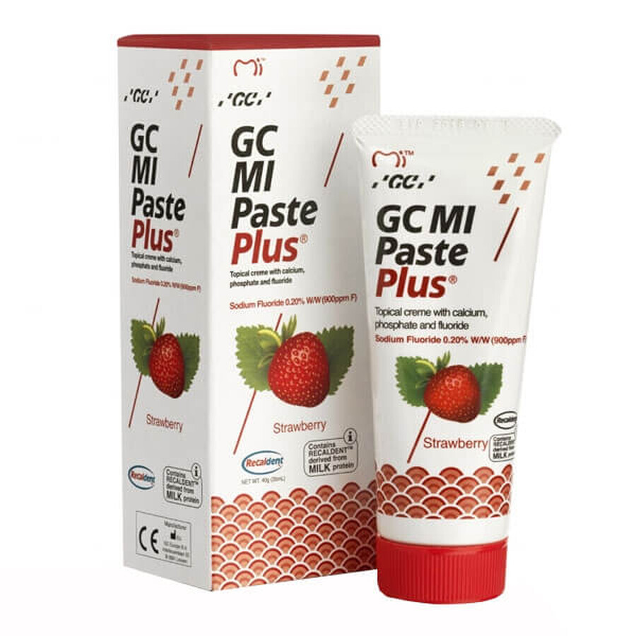 Shop GC MI Paste Plus, topische Paste, Erdbeergeschmack, 35 ml GC MI Paste Plus, topische Paste, Erdbeergeschmack, 35 ml