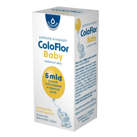 ColoFlor Baby, gotas orales para lactantes y niños desde el nacimiento, 5 ml