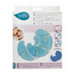 Nuvita breast pads, gel, reusable, 2 pieces