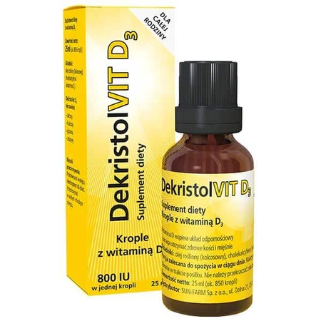DekristolVit D3 800 IU, Tropfen, 25 ml