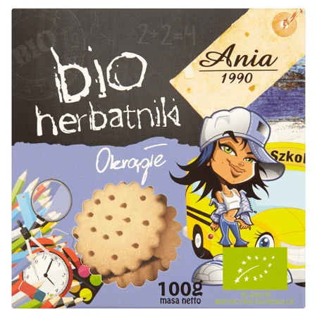Galletas Ania Bio Organic, redondas, 100 g