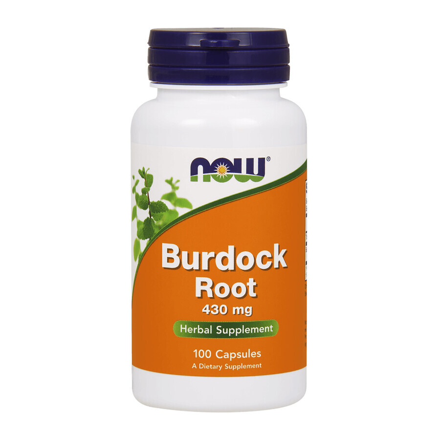 Buy Now Foods, Burdock Root, Burdock Root 430mg, 100 Capsules Now Foods, Burdock Root, Burdock Root 430mg, 100 Capsules