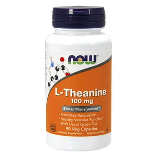Now Foods, L-Théanine 100 mg, 90 gélules