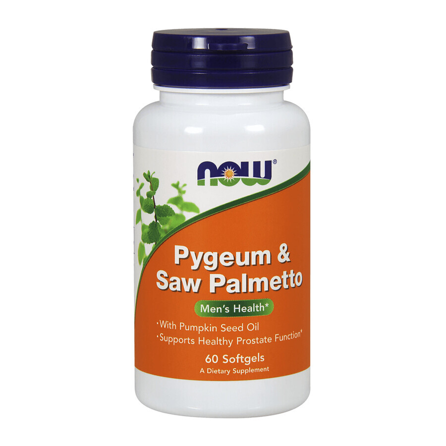 Acquista Now Foods Pygeum & Saw Palmetto, prugna africana e palma sabal, 60 capsule Now Foods Pygeum & Saw Palmetto, prugna africana e palma sabal, 60 capsule