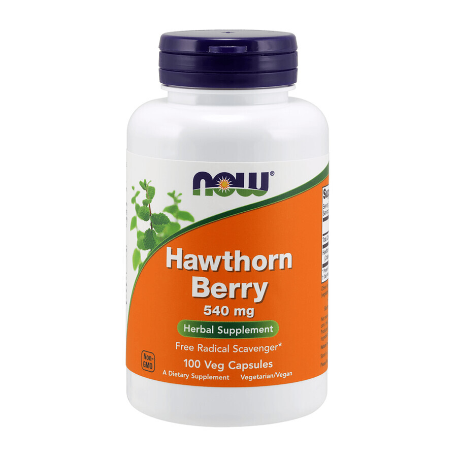 Shop Now Foods Weißdornbeere 540 mg, Weißdornfrucht, 100 Kapseln Now Foods Weißdornbeere 540 mg, Weißdornfrucht, 100 Kapseln
