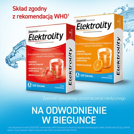 Elektrolyte, Erdbeergeschmack, 7 Portionsbeutel