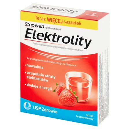 Elektrolyte, Erdbeergeschmack, 7 Portionsbeutel