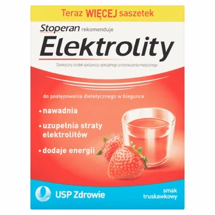 Elektrolyte, Erdbeergeschmack, 7 Portionsbeutel