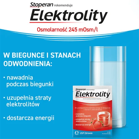 Elektrolyte, Erdbeergeschmack, 7 Portionsbeutel