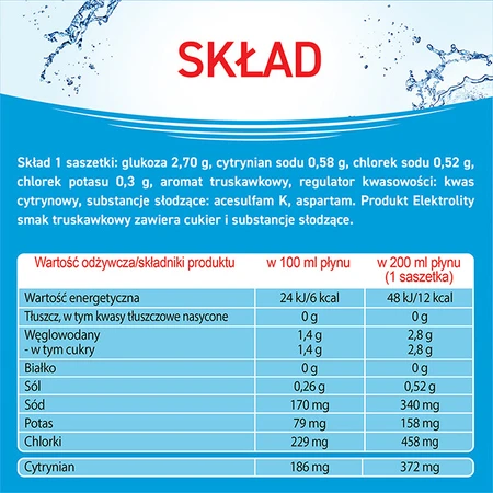 Elektrolyten, sinaasappelsmaak, 7 sachets