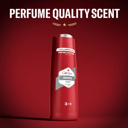 Old Spice, gel douche 3 en 1 pour le corps, les cheveux et le visage, Original 400 ml