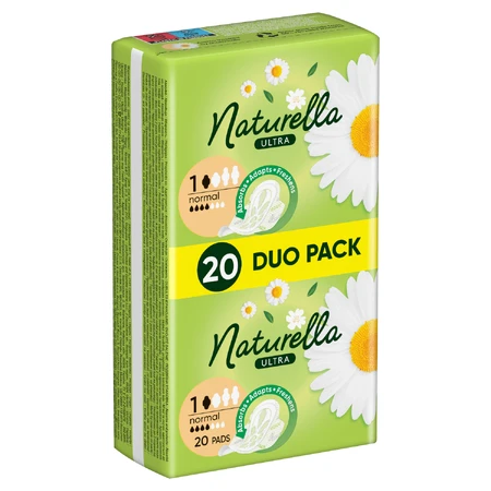 Naturella Ultra, sanitary napkins with wings, chamomile, Normal, 20 pcs